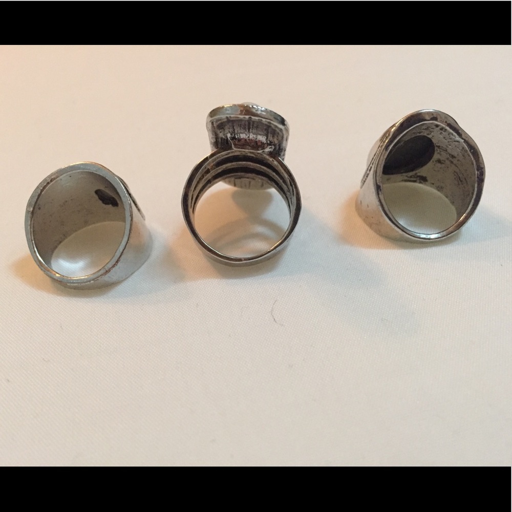 3 Rings- silver colored - Picture 2 of 3